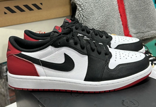 Load image into Gallery viewer, Jordan 1 Retro Low OG Black Toe