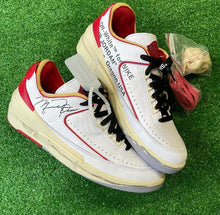 Load image into Gallery viewer, Jordan 2 Retro Low SP Off-White White Red