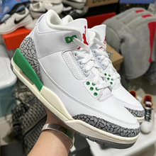 Load image into Gallery viewer, Jordan 3 Retro Lucky Green (W)