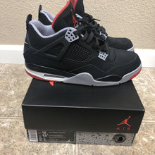 Load image into Gallery viewer, Air Jordan 4 Retro Bred 2019 Release Mens - 308497-060