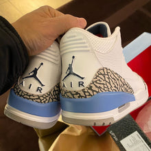 Load image into Gallery viewer, Air Jordan 3 Retro “UNC”