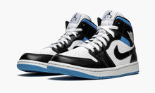 Load image into Gallery viewer, Wmns Air Jordan 1 Mid 'Black / White / University Blue'
