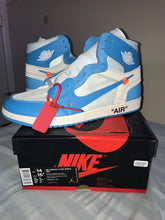 Load image into Gallery viewer, Air Jordan 1 x Off-White NRG Off White - UNC Mens - AQ0818-148