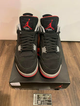 Load image into Gallery viewer, Air Jordan 4 Retro Bred 2019 Release Mens - 308497-060