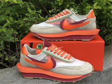 Load image into Gallery viewer, sacai x Clot x LDWaffle 'Net Orange Blaze'