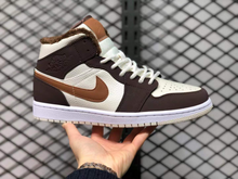 Load image into Gallery viewer, Jordan 1 Mid SE Brown Basalt Oatmeal (W)
