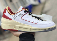 Load image into Gallery viewer, Jordan 2 Retro Low SP Off-White White Red

