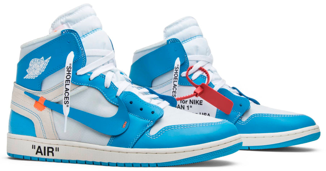 Air Jordan 1 x Off-White NRG Off White - UNC Mens - AQ0818-148