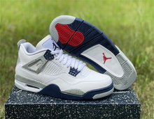 Load image into Gallery viewer, Jordan 4 Retro White Midnight Navy
