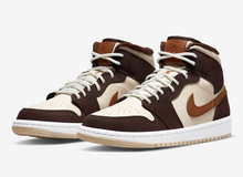 Load image into Gallery viewer, Jordan 1 Mid SE Brown Basalt Oatmeal (W)
