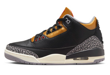 Load image into Gallery viewer, Jordan 3 Retro Black Cement Gold (W)
