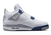 Load image into Gallery viewer, Jordan 4 Retro White Midnight Navy
