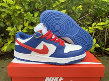 Load image into Gallery viewer, Nike Dunk Low Bright Crimson Game Royal (GS)
