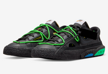 Load image into Gallery viewer, Nike Blazer Low Off-White Black Electro Green
