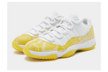 Load image into Gallery viewer, Jordan 11 Retro Low Tour Yellow Snakeskin (W)
