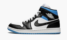 Load image into Gallery viewer, Wmns Air Jordan 1 Mid 'Black / White / University Blue'
