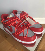 Load image into Gallery viewer, Dunk Low “Off-White - University Red”
